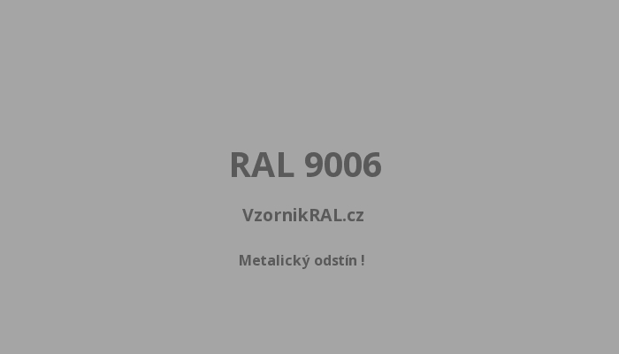 VOGA INTEA RAL vzorkovník 7016 ŠEDÁ METALICKÁ